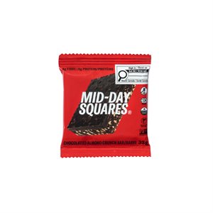 Mid-Day Squares Almond Crunch functional chocolate bar 33G