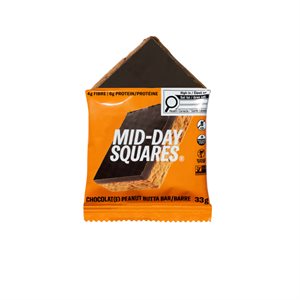 Mid-Day Squares Beurre d'arachides Barre Réfrigérée 33g