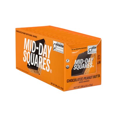 Mid-Day Squares Peanut Butta Refrigerated Bar 12x33g
