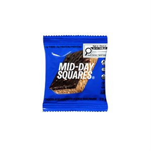 Mid Day Squares Crunchy Peanut functional chocolate bar 33g
