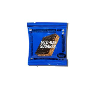 Mid Day Squares Cacahuètes croquantes barre chocolatée fonctionnelle 33g