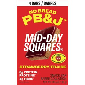 Mid-Day Squares Pb&J Sans Pain 4x35g