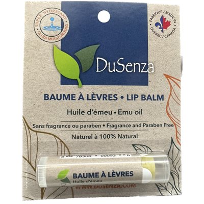 DuSenza Baume à Lèvre Huile d'Émeu 4.25g