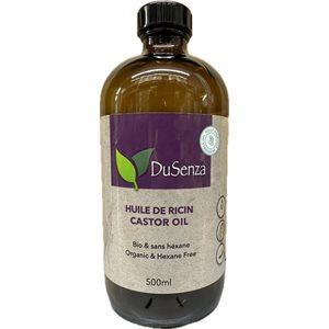DuSenza Huile de Ricin Bio sans Hexane 500ml