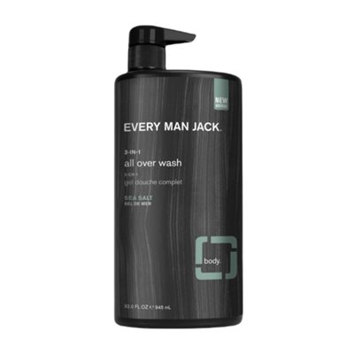 Every Man Jack Gel Douche 3 En 1 Sel De Mer