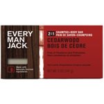 Every Man Jack 2 in 1 Shampoo + Body Bar Cedarwood 141g