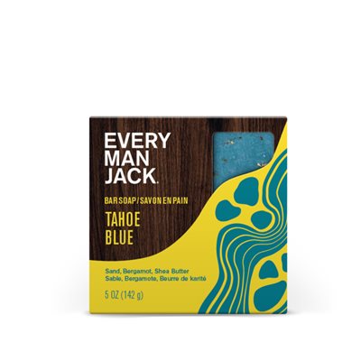 Every Man Jack Bain Froid Savon Pain, Tahoe Blue 142g