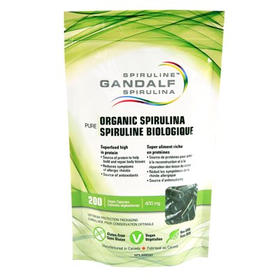 Gandalf Spiruline Biologique 400Mg