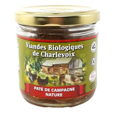 Charlevoix Bio Paté De Campagne Nature