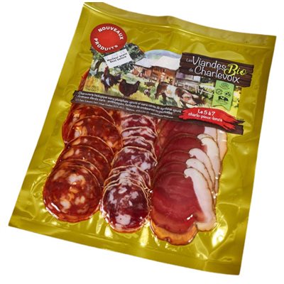 Charlevoix Organic Le Trio 5 A 7 (Chorizo-Pieux-Pepp) 100-120g