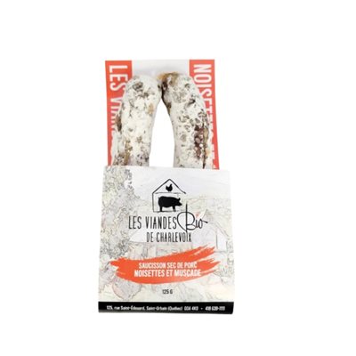 Charlevoix Bio Rondins Noisettes & Muscade Charlevoix Bio Rondins Noisettes & Muscade