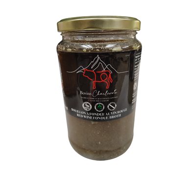 Bovins Charlevoix Bouillon À Fondue Au Vin Rouge 750Ml