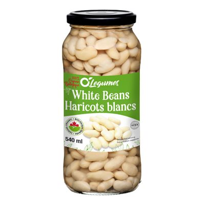 O'legumes organic white kidney beans