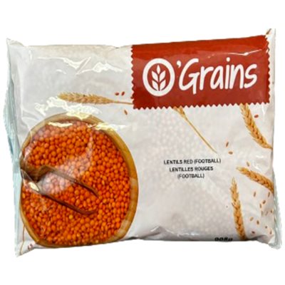 O'GRAINS LENTILS RED "FOOTBALL" 908g