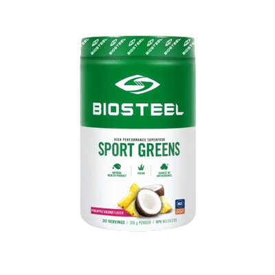 Biosteel Sports Greens Powder Pineapple-Coconut 306g