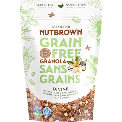 Fourmi Bionique Nutbrown Granola Mélange Petit-Déjeuner Divin 180 g