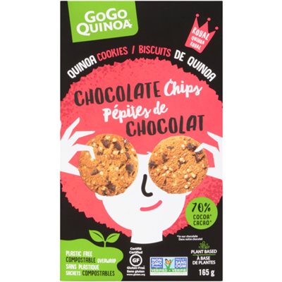 GoGo Quinoa Cookies Chocolate Chips 165 g 