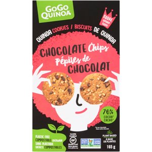 GoGo Quinoa Biscuits de Quinoa Pépites de Chocolat 165 g