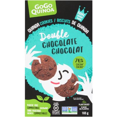 GoGo Quinoa Biscuits de Quinoa Double Chocolat 165 g