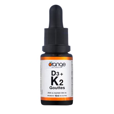 Orange Naturals D3 + K2 Drops 250Iu / 30Mcg Orange Mct 15 ml