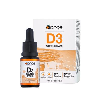 Orange Naturals D3 Drops 2500Iu 15 Ml 15 ml