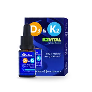 Canprev D3+K2 - Huile De Coco Biologique 15Ml