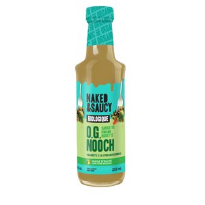 Naked&Saucy Vinaigrette Levure Nutritionnelle Originale Bio 250ml