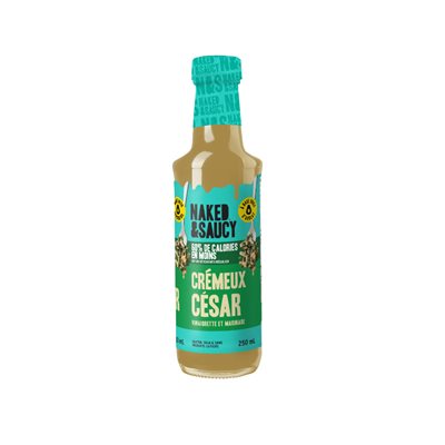 Naked&Saucy Vinaigrette César Nooch À La Levure, Végétalienne Et Biologique 250 Ml