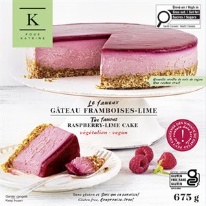 K Pour Katrine Raspberry-Lime Vegan Cake Gluten-Free & Vegan 675G
