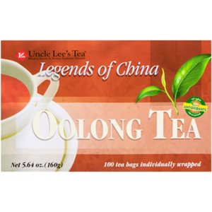 Uncle Lee's Tea Legends of China Oolong Tea 100 Tea Bags Individually Wrapped 160 g 160g