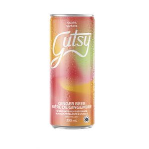 Gutsy Organic Ginger Beer- Guava 355ml
