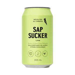 Sapsucker Organic Carbonated Lime Water 355ml