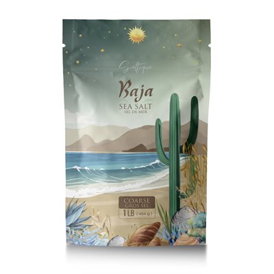 Saltique Baja - Coarse Sea Salt 1Lb