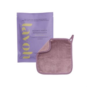 Lavoh Reusable Makeup Remover Face Cloth – Large – Lilac 1un