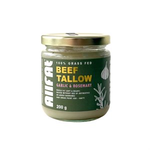 Allfat - Beef Tallow - Garlic And Rosemary - 200G 
