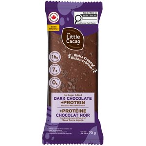 The Little Cacao Dark Chocolate + Protein 70G