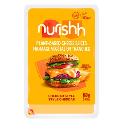 Nurishh Slices Cheddar Style 160g