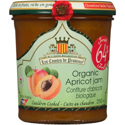 Les Comtes de Provence Apricot Jam Organic 250 ml 250 ml