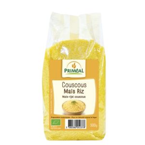 Primeal Couscous au Maà¯s et Riz Biologique 500g