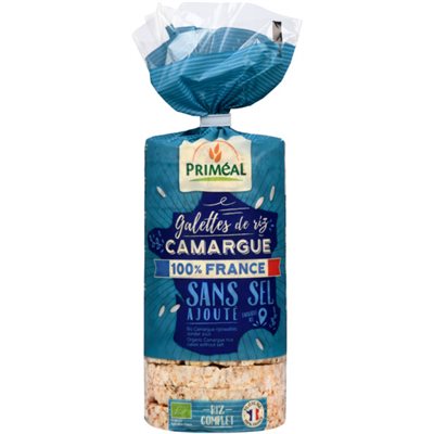 Primal Camargue Rice Cakes Salt Free 130 g 130g