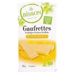 Bisson Organic Lemon Wafers 190g