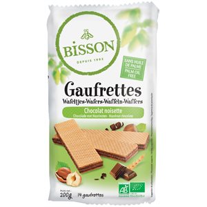 BISSON Hazelnut wafer 200g