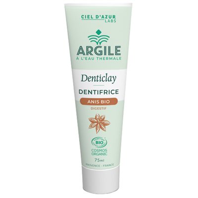 Ciel Dazur Anise Organic Toothpastes with Clay and Thermal Water 75 ml