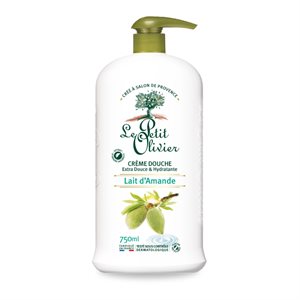 Le Petit Olivier Creme Douche Lait D'Amande 750Ml