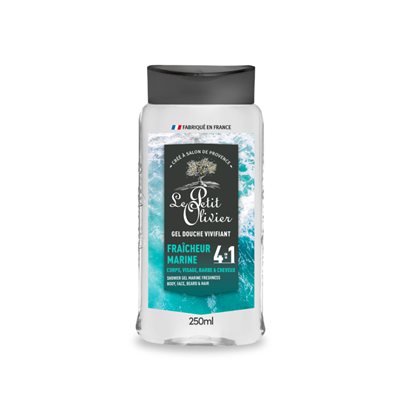 Le Petit Olivier 4-In-1 Fresh Shower Gel - Marine - 250Ml