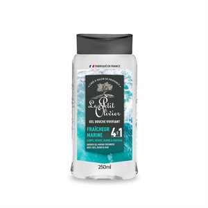 Le Petit Olivier Gel Douche Fraîcheur Marine 4-En-1 – Homme – 250 Ml