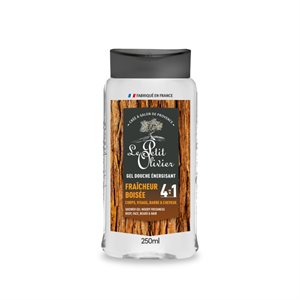 Le Petit Olivier Gel Douche Fraîcheur 4-En-1 Boisée - 250Ml