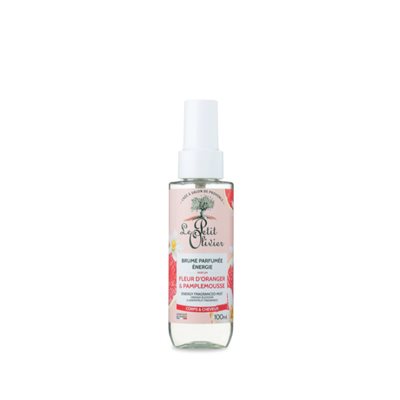 Le Petit Olivier Brume Parfumée Énergie - Parfum Fleur D'Oranger Et Pamplemousse - 100 Ml