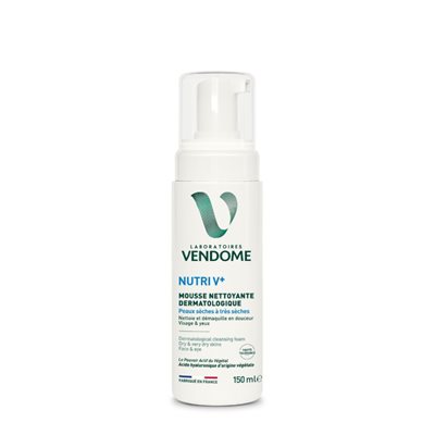 Vendôme Nutriv+ Mousse Nettoyante Dermatologique - 150Ml
