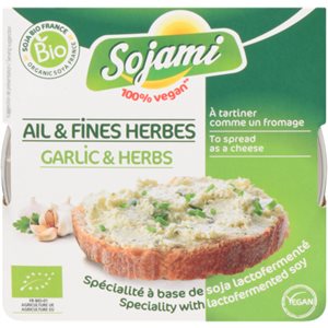 Sojami Spécialité à Base de Soja Lactofermenté Ail & Fines Herbes 125 g